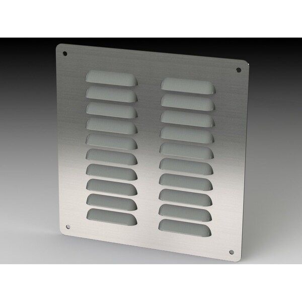 Louver Stand Kit, 7.88 in. H x 7-1/2 in. W x 0.43 in. L, 304 Stainless Steel